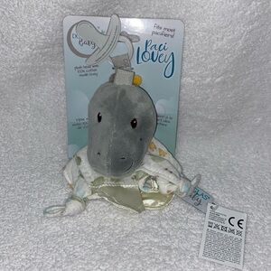 NWT Douglas toys 6314 Danny Dino pacifier lovey
